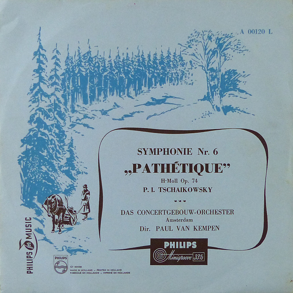 Kempen: Tchaikovsky "Pathetique" Symphony - Philips GF 00038