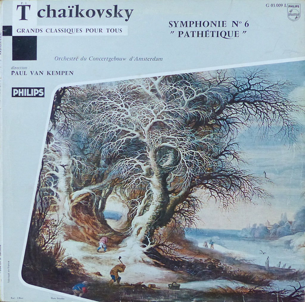 Kempen: Tchaikovsky "Pathetique" - Philips G 03.009 L