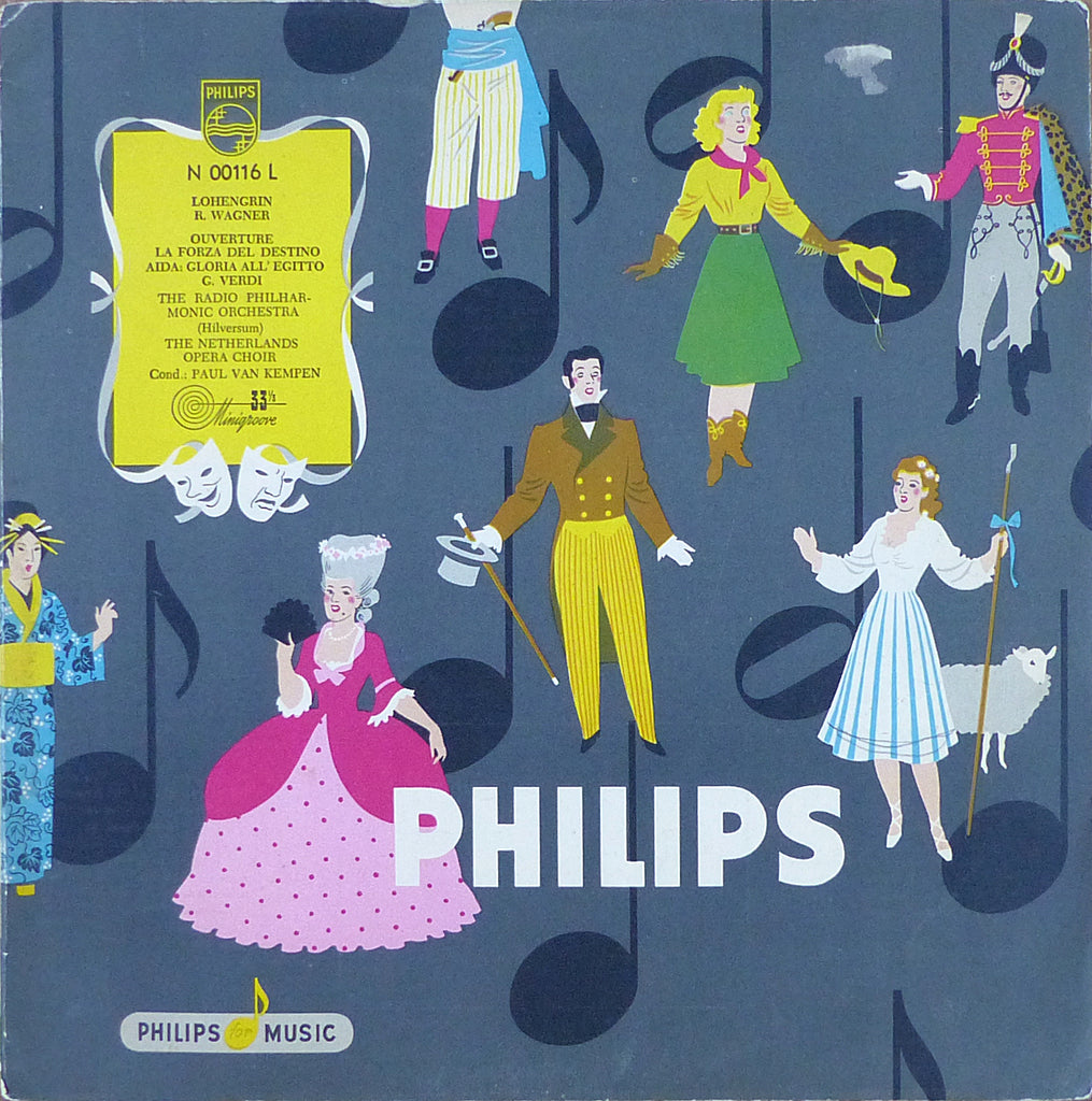 Kempen: Wagner & Verdi Overtures & Choruses - Philips N 00116 L