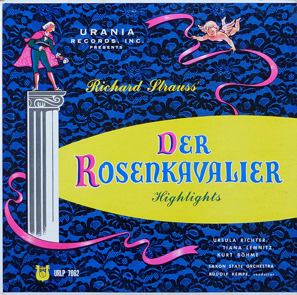 Kempe: Der Rosenkavalier (highlights, Lemnitz) - Urania URLP 7062