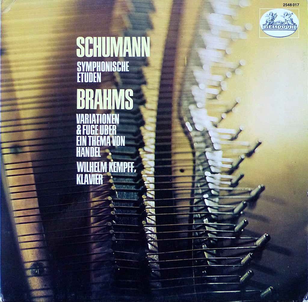 Kempff: Brahms Handel Variations + Schumann - Heliodor 2548 017
