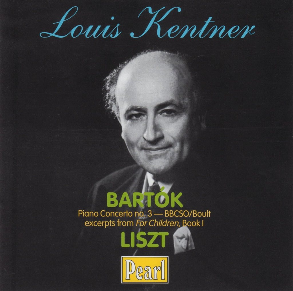 CD - Kentner/Boult: Bartok Piano Concerto No. 3 ("live") + Liszt - Pearl GEM 0148