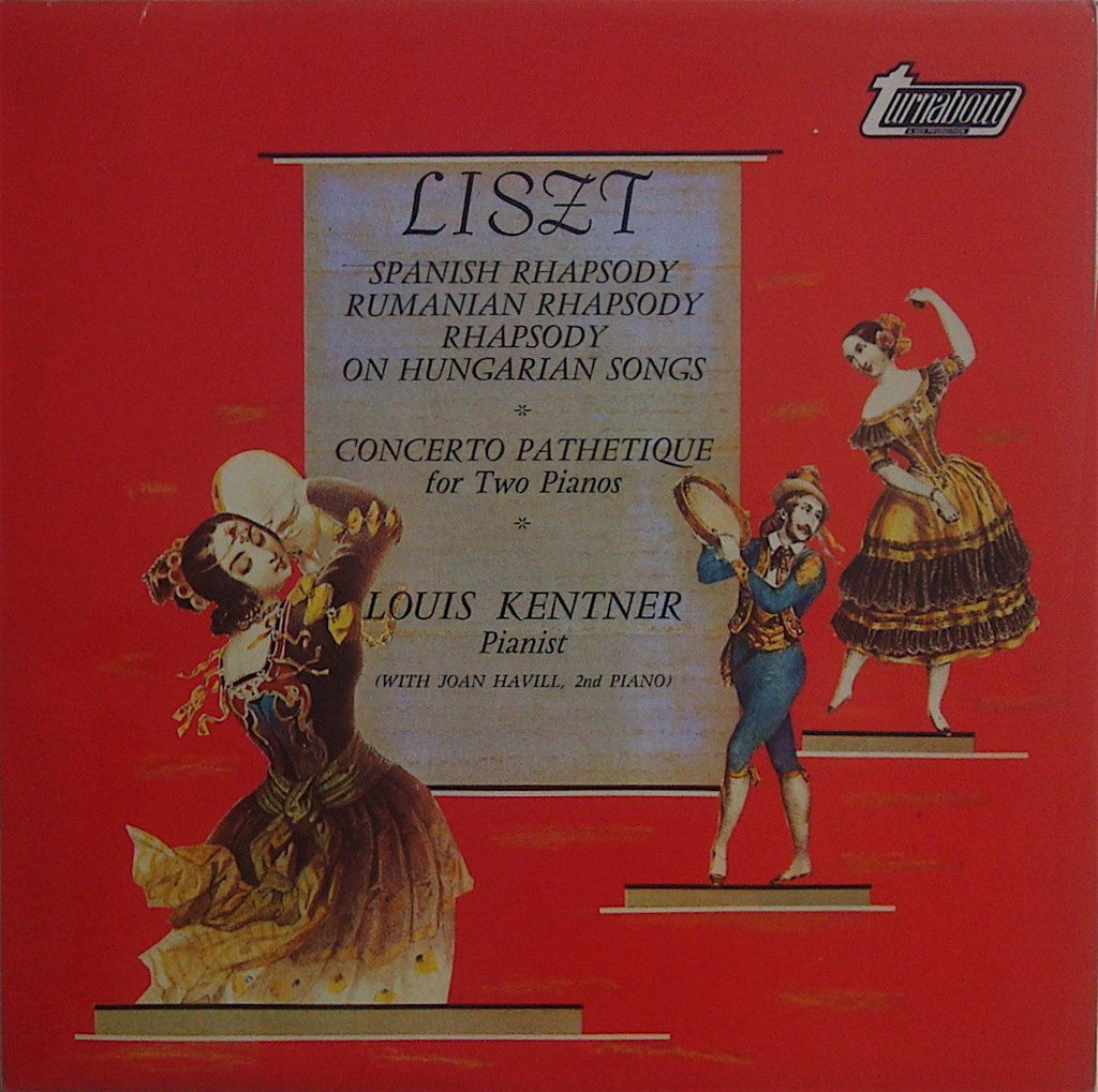 LP - Kentner: Liszt Spanish Rhapsody, Rumanian Rhapsody, Etc. - Turnabout TV 34444S