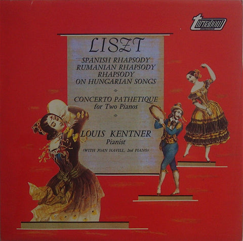 LP - Kentner: Liszt Spanish Rhapsody, Rumanian Rhapsody, Etc. - Turnabout TV 34444S