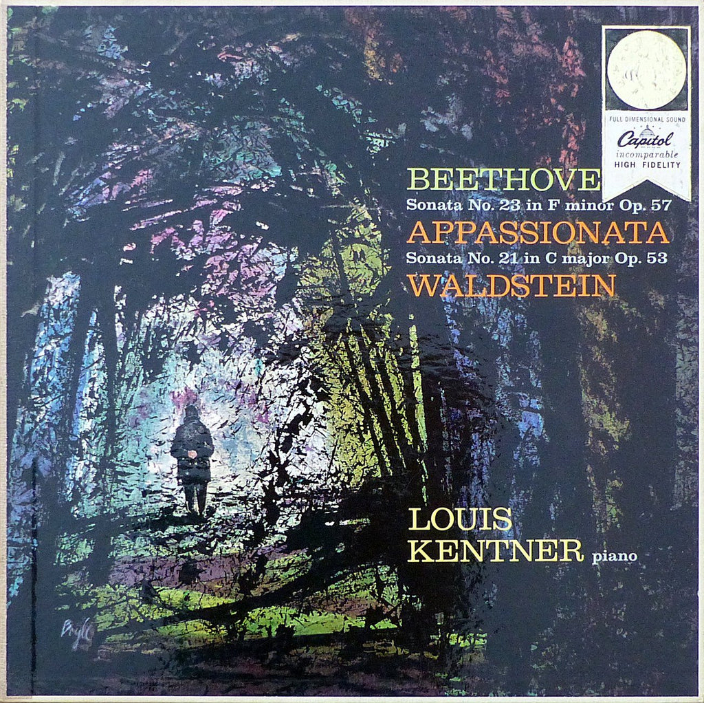 Kentner: Beethoven Waldstein & Appassionata Sonatas - Capitol PAO 8409