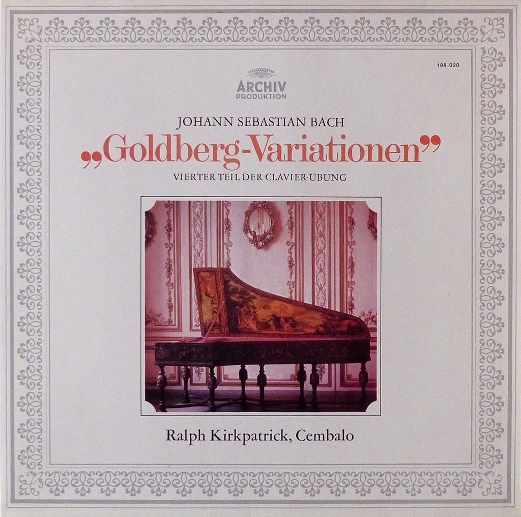 Kirkpatrick: Bach Goldberg Variations BWV 988 - Archive 198 020