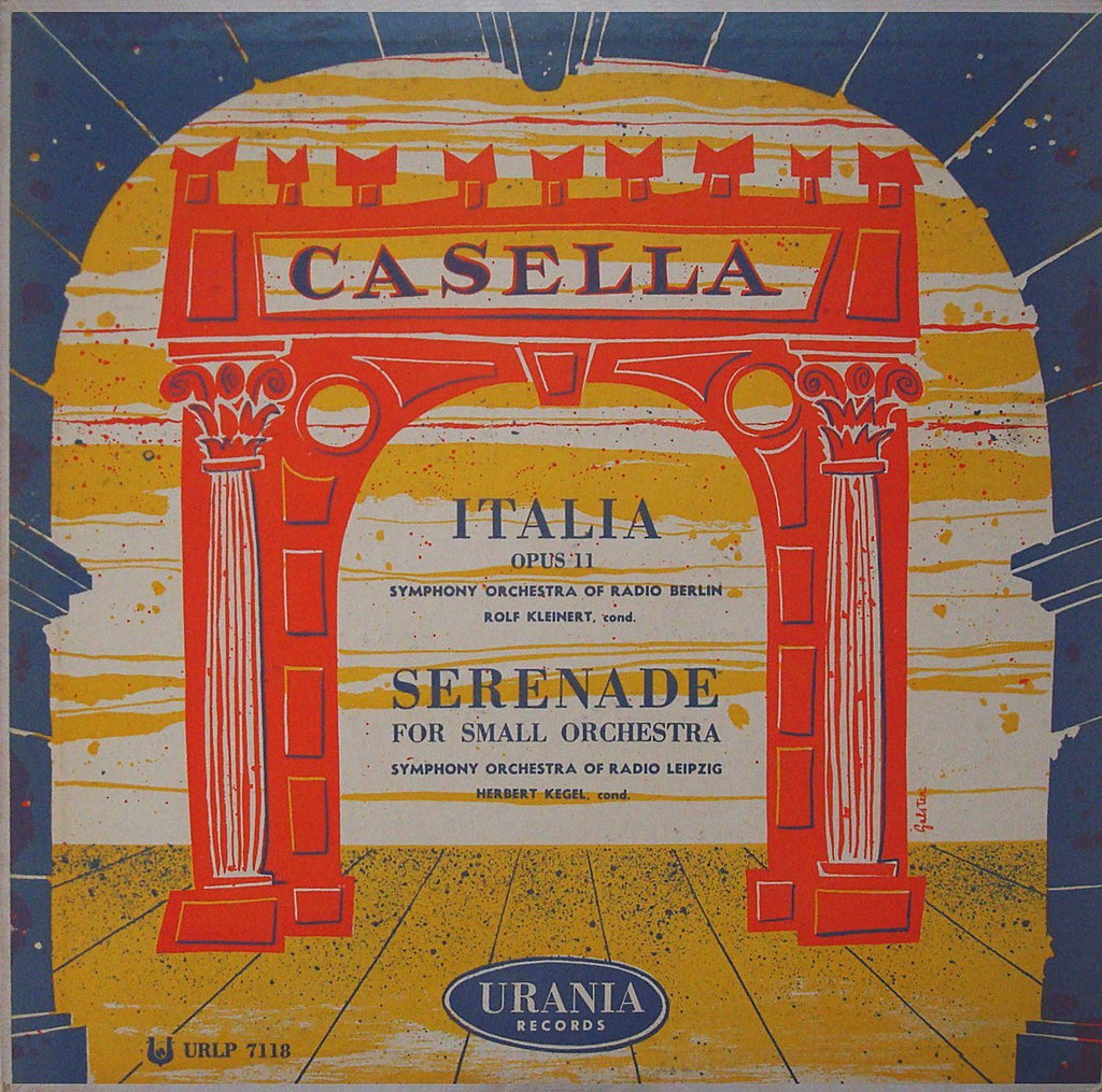 Kleinert: Casella Italia / Kegel: Serenade - Urania URLP 7118