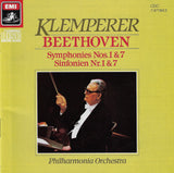 Klemperer: Beethoven Symphonies Nos. 1 & 7 - EMI CDC 7 47184 2