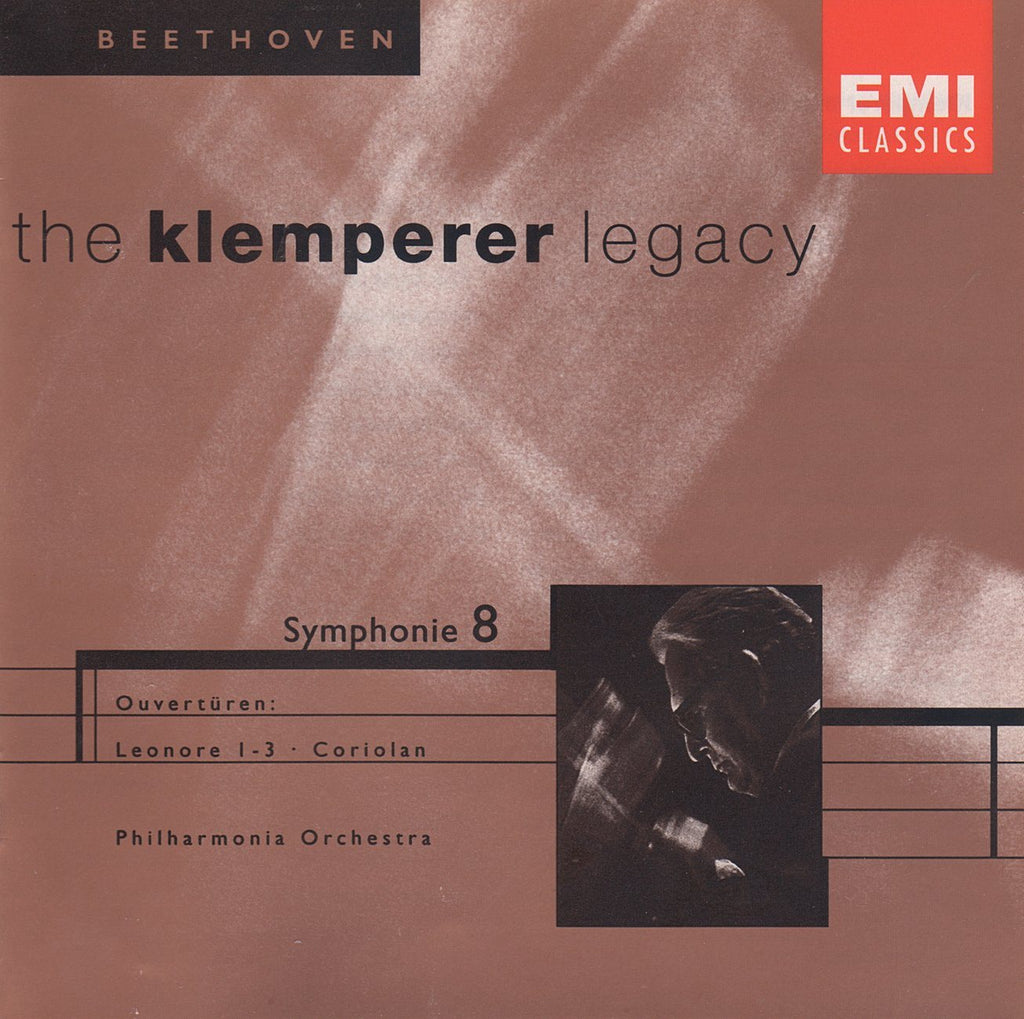 Klemperer: Beethoven Symphony No. 8 + 3 Leonore Ovs, etc. - EMI 5 66796 2