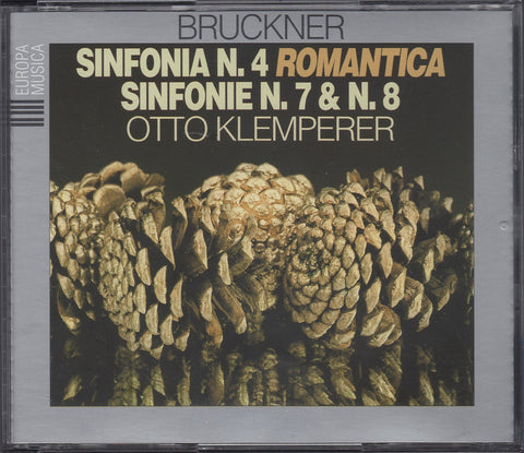 CD - Klemperer: Bruckner Syms 4, 7 & 8 "live" - Frequenz 051 054 (3CD Set)