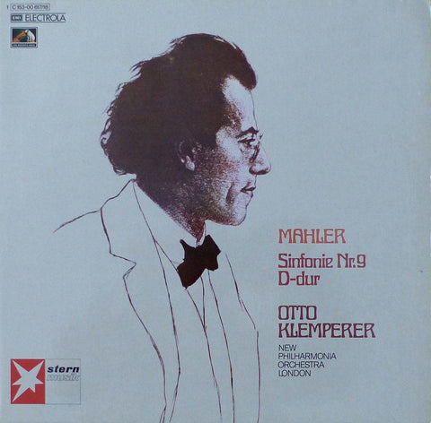 Klemperer: Mahler Symphony No. 9 - Electrola 1 C 153-00 617/18 (2LP set)