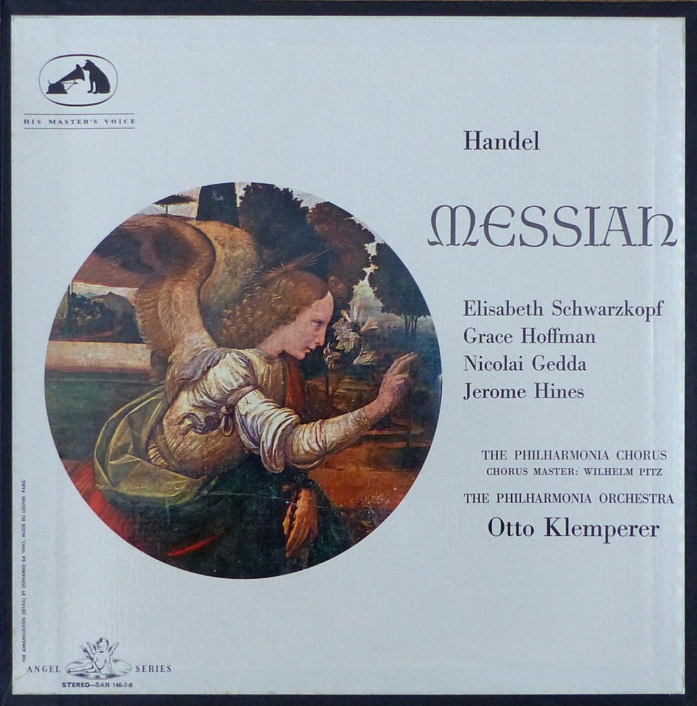 Klemperer: Handel Messiah - La Voz de su Amo SAN 146-7-8 (3LP box set)