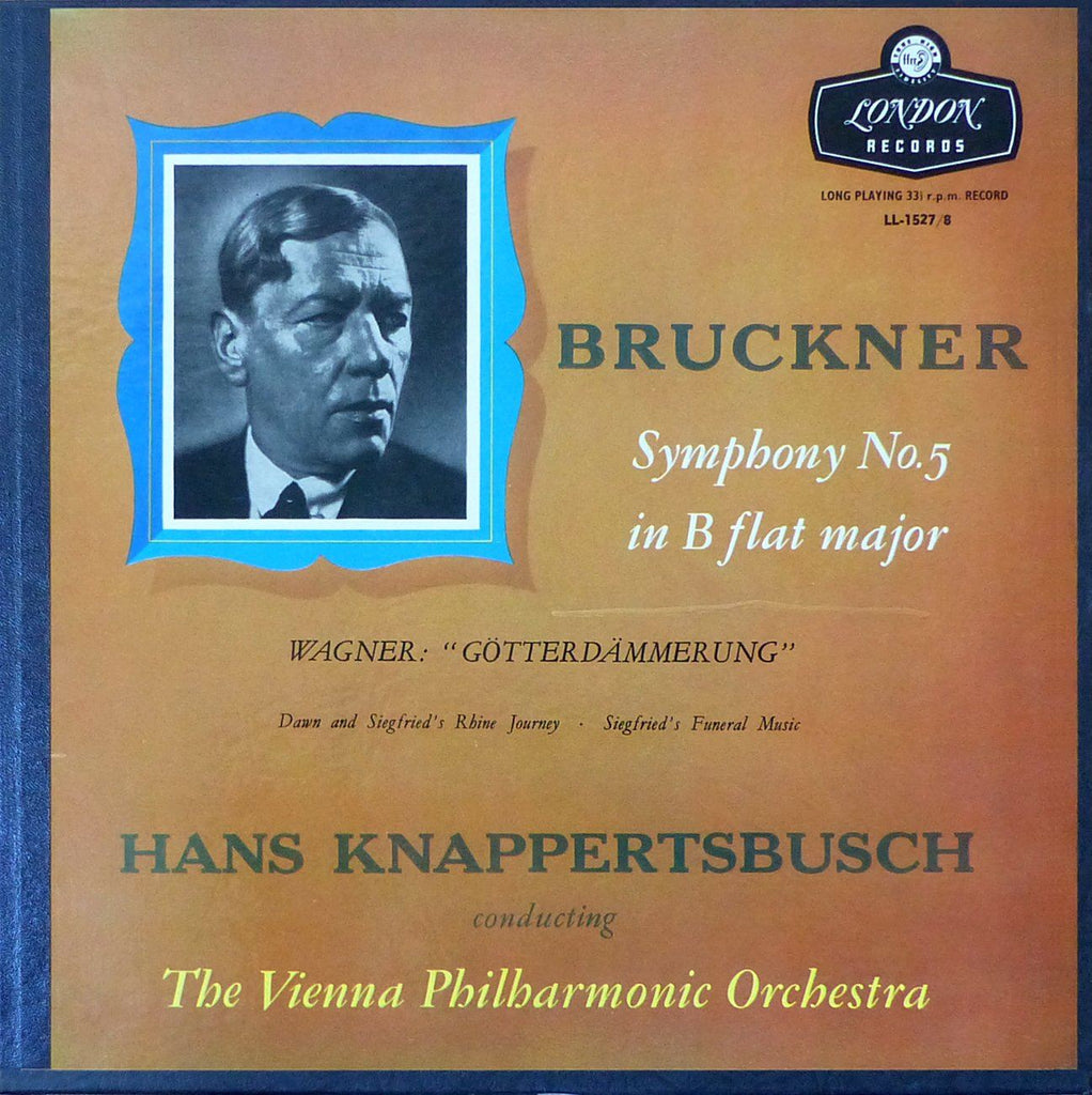 Knappertsbusch: Bruckner Symphony No. 5 - London LL-1527/8 (2LP box set)
