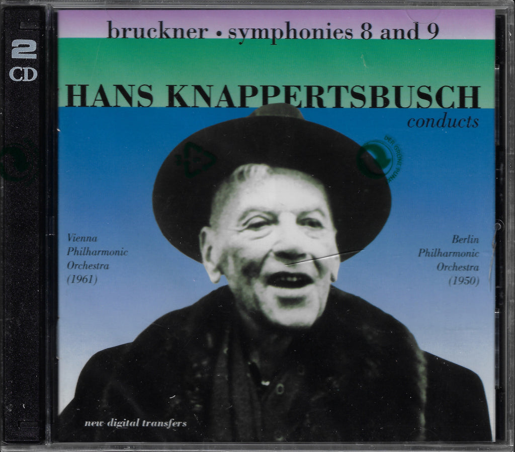 Knappertsbusch: Bruckner 8 & 9 - Music & Arts CD-1216 (2CD set, sealed)