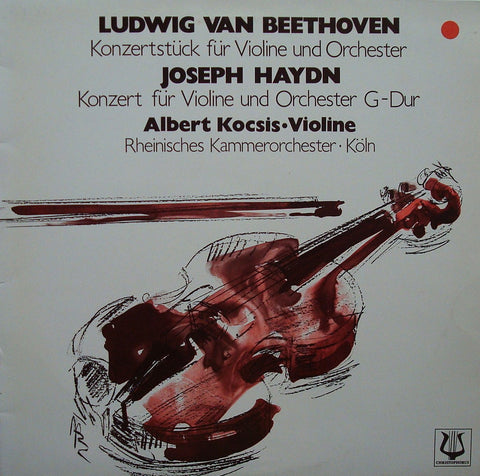 LP - Kocsis: Haydn Violin Concerto In G + Beethoven - Christophorus SFGLP 78471