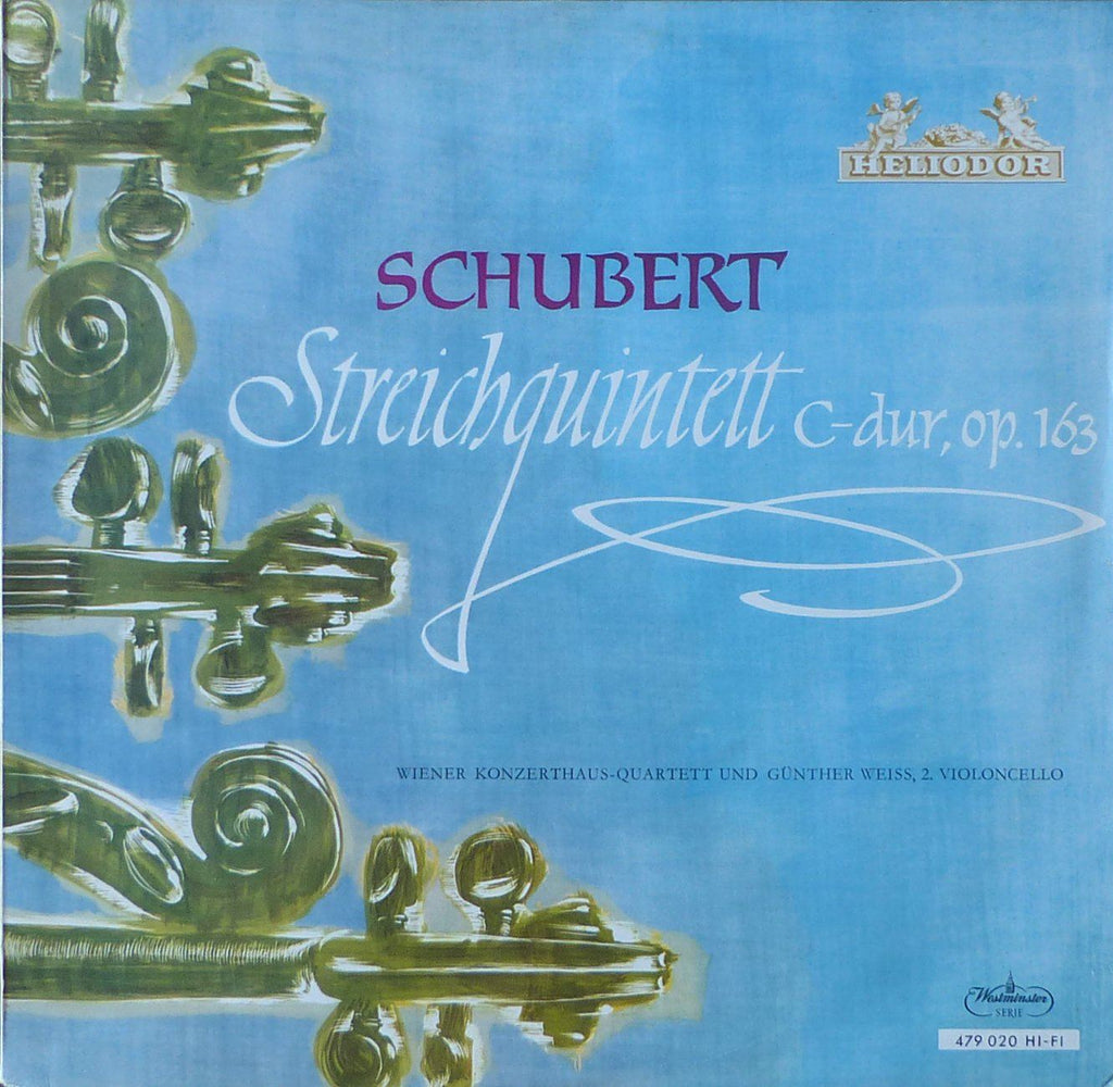 Vienna Konzerthaus Quartet: Schubert Sting Quintet D. 956 - Heliodor 479 020