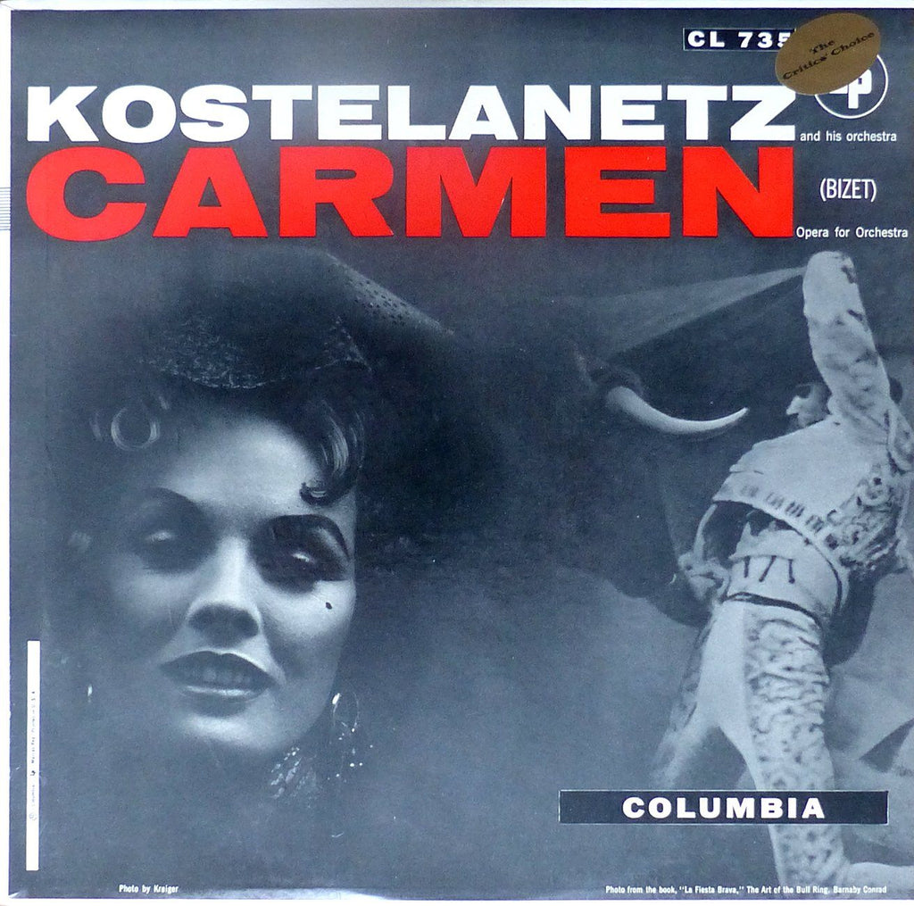 Kostelanetz: Carmen (Opera for Orchestra) - Columbia CL 735
