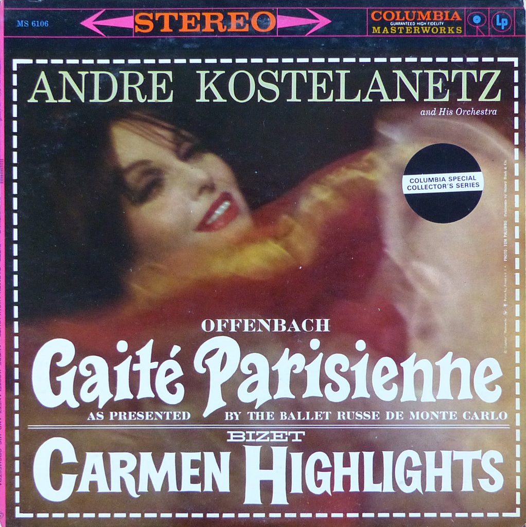 Kostelanetz: Gaité Parisienne + Bizet Carmen - Columbia MS 6106