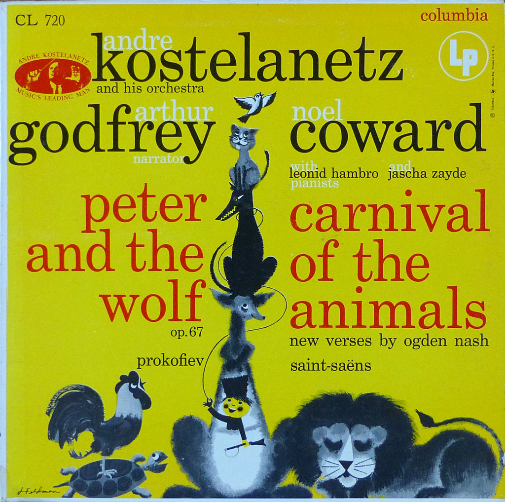 Kostelanetz: Peter & the Wolf / Carnival of the Animals - Columbia CL 720