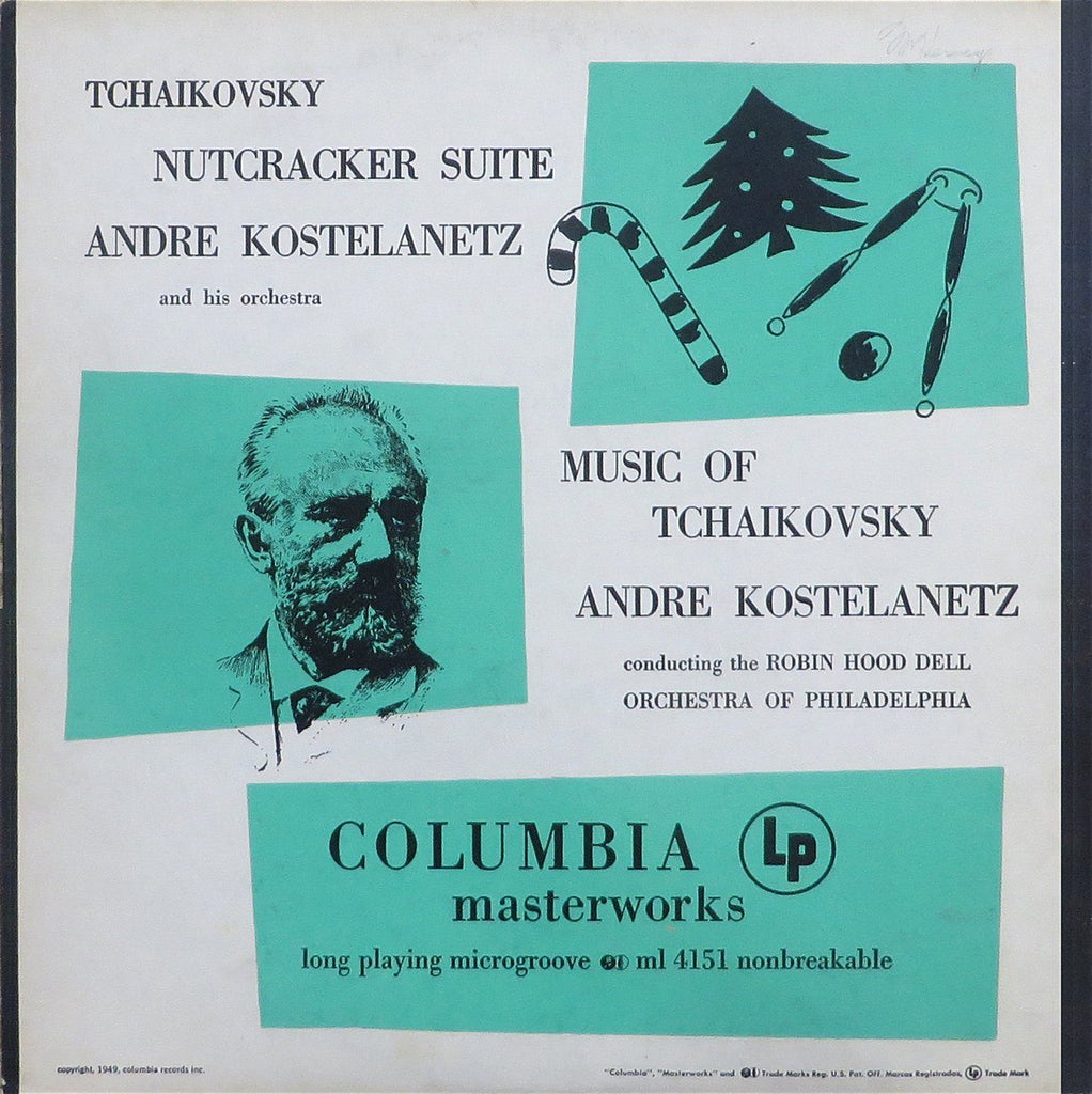Kostelanetz: Music of Tchaikovsky (Nutcracker Suite, etc.) - Columbia ML 4151