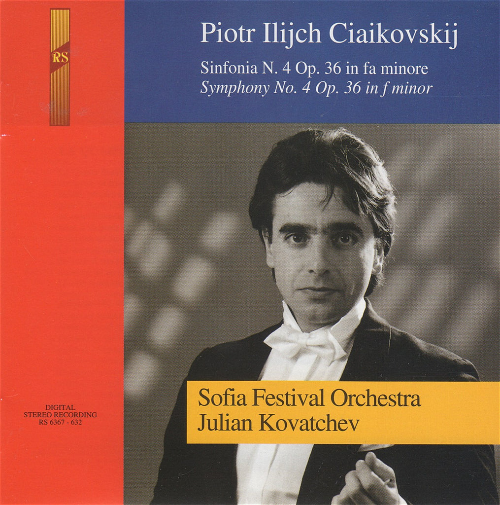 CD - Kovatchev/Sofia FO: Tchaikovsky Symphony No. 4 - RS6367-632 (DDD)