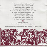 Lili Kraus: Mozart Sonatas K. 282, 283, etc. - Haydn Society HSCD9013