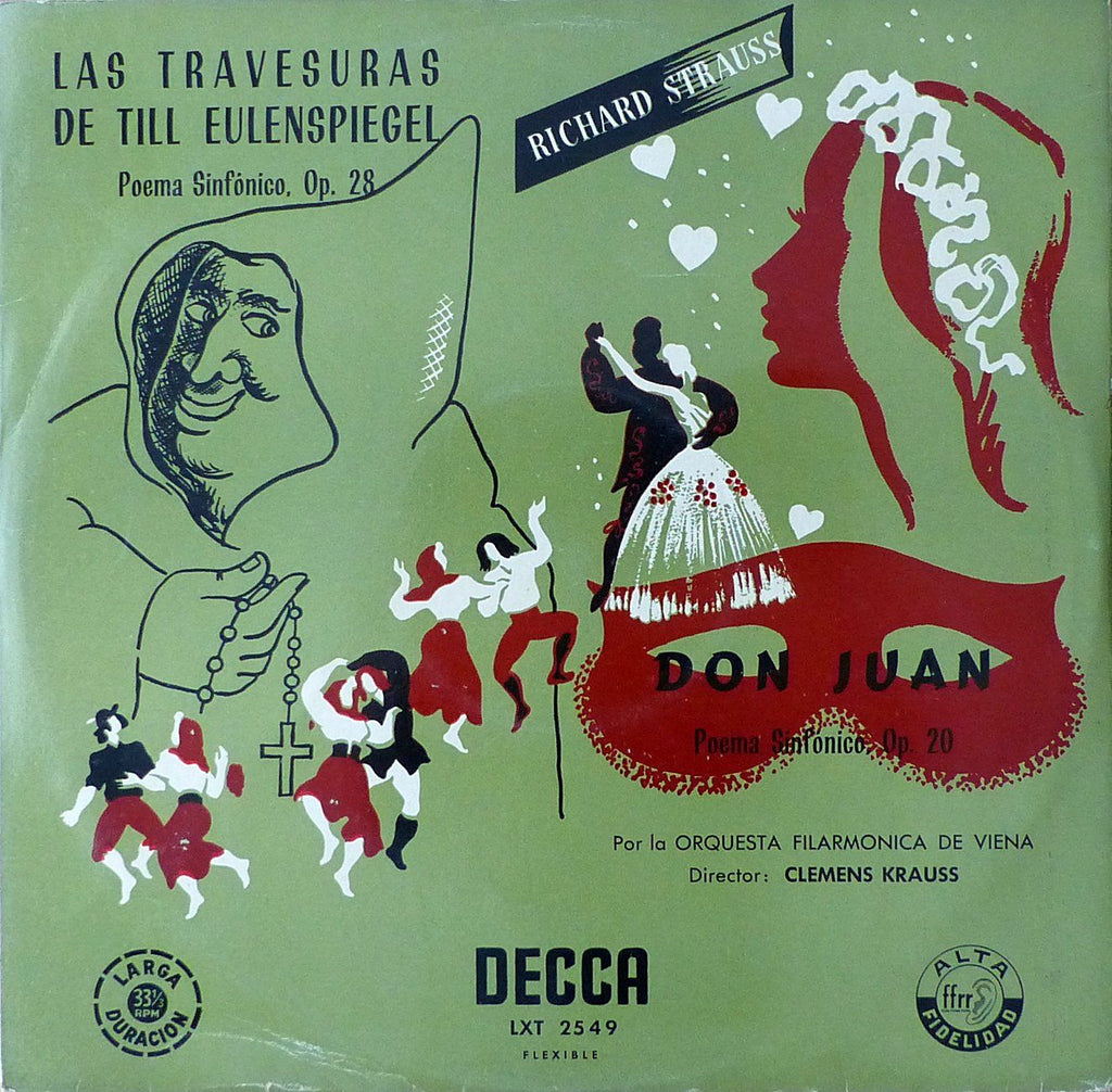 Krauss: R. Strauss Til Eulenspiegel + Don Juan - Decca Spain LXT 2549