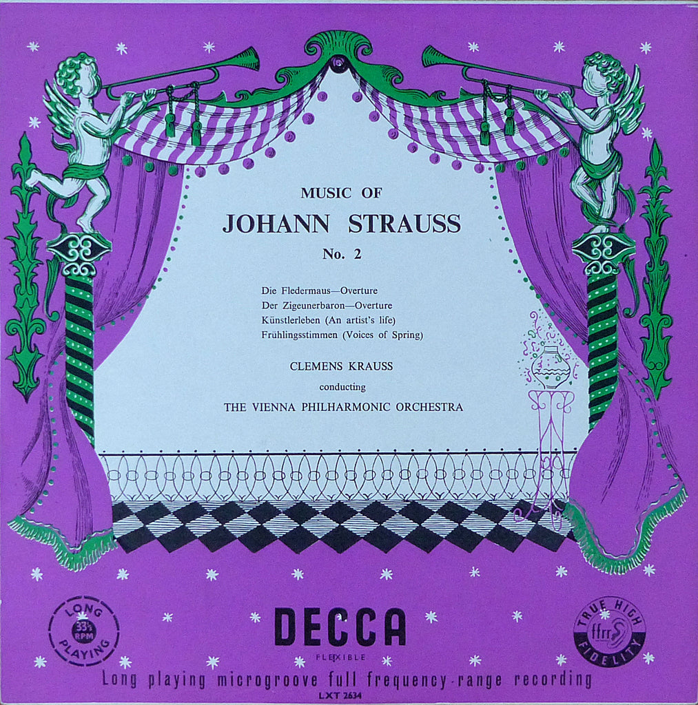 Krauss/VPO: Strass Vol. 2 (Die Fledermaus Ov., etc.) - Decca LXT 2634