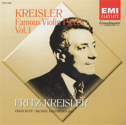 CD - Kreisler: Famous Violin Pieces Vol. 1 - EMI Japan TOCE-3568