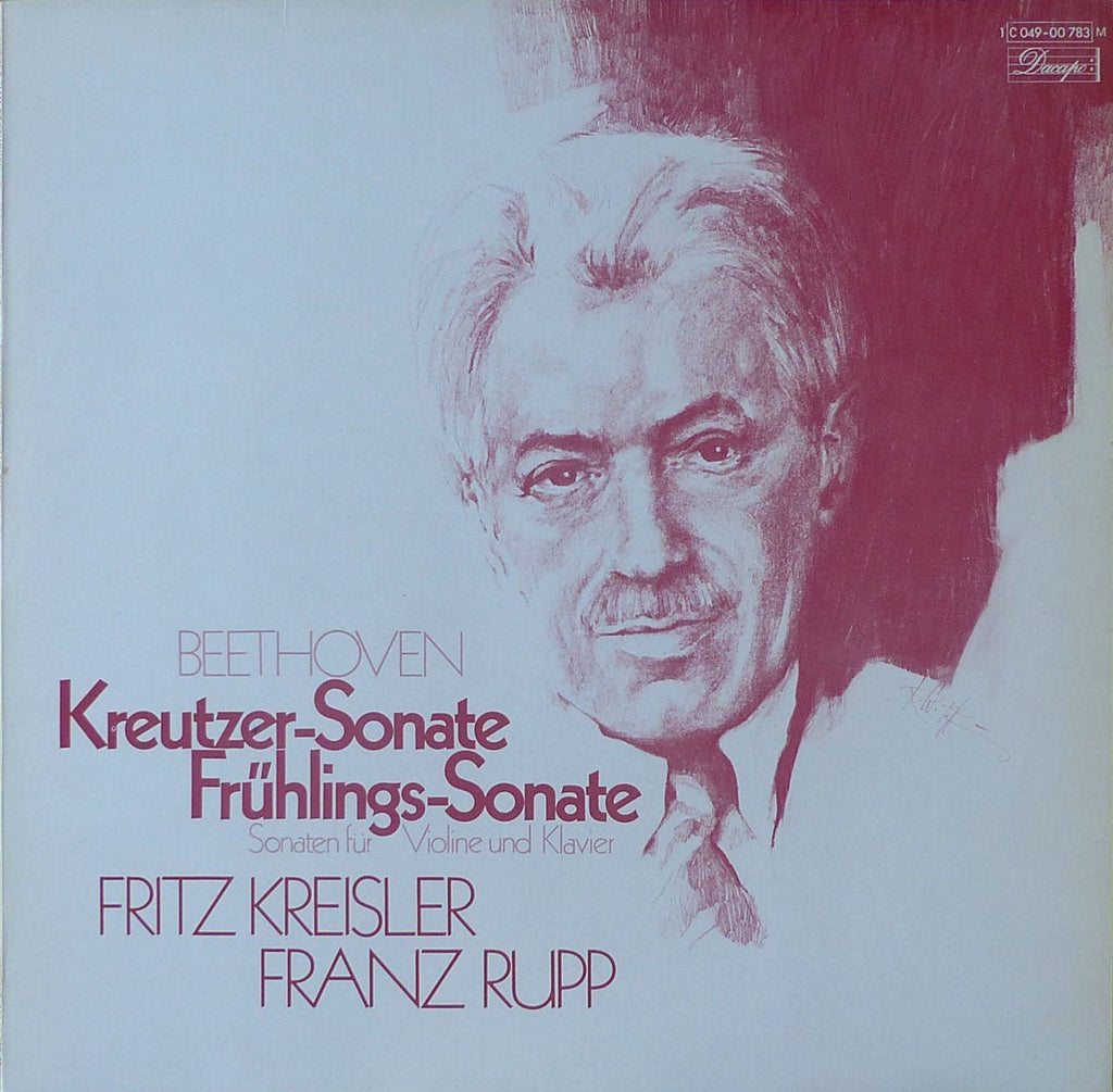Kreisler: Kreutzer & Spring Violin Sonatas - Electrola / Dacapo 1 C 049-00 783 M