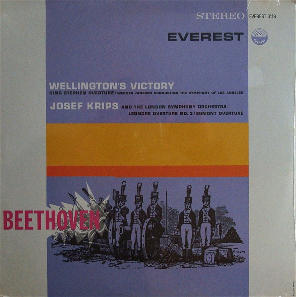 LP - Janssen: Beethoven Wellington's Victory + Krips In Ovs - Everest 3119 (sealed)