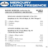 Kubelik: Dvorak "New World" + Mozart "Prague" - Mercury 434 387-2