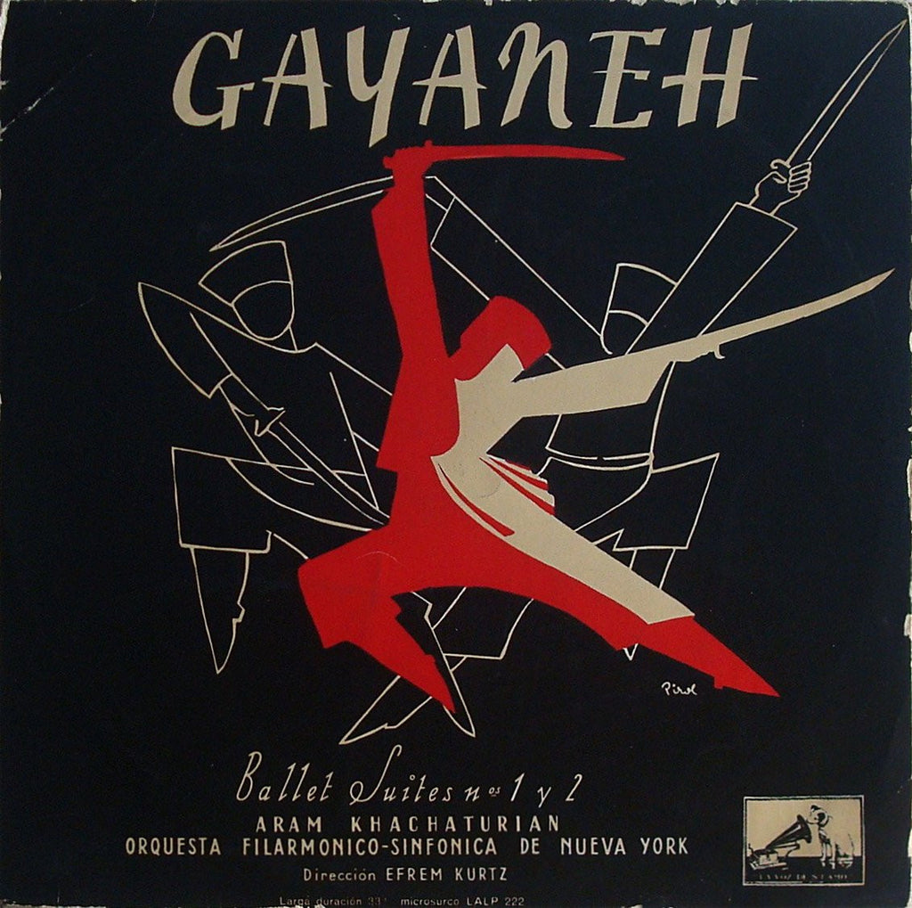 LP - Kurtz/NYPO: Khachaturian Gayaneh - Spanish HMV LALP 222