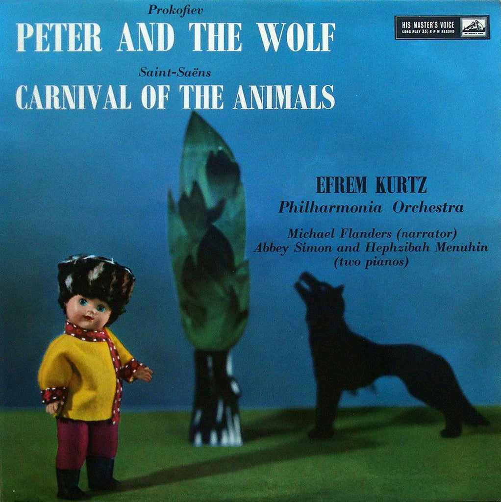 Kurtz: Peter & the Wolf / Carnival of the Animals - HMV ALP 1728, lovely copy
