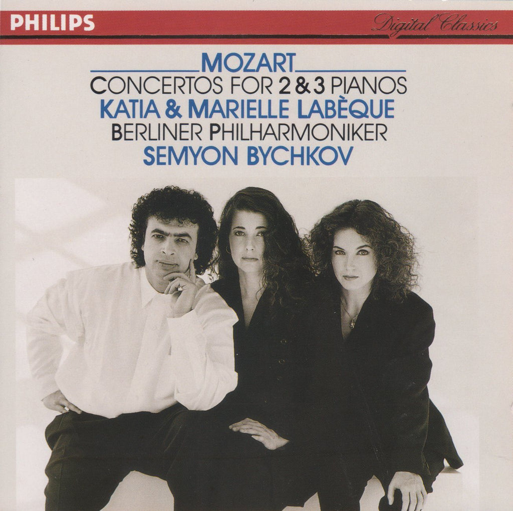 K & M Labeque: Mozart Concertos for 2 & 3 Pianos - Philips 426 241-2