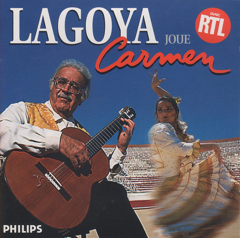Lagoya: Bizet's Carmen (arr. for guitar), Sanz, etc. - Philips 446 002-2