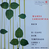 Landowska: Bach WTC Book I - RCA Spain LM-16304/5/9 (3 indiv. LPs)