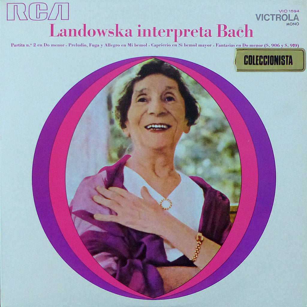 Landowska: Bach Partita No. 2 BWV 826, etc. - RCA VIC-1594