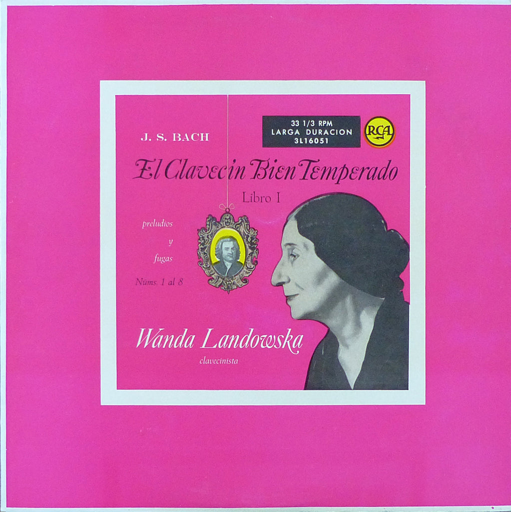 Landowska: Bach Well-Tempered Clavier P&Fs Nos. 1-8: RCA 3L16051