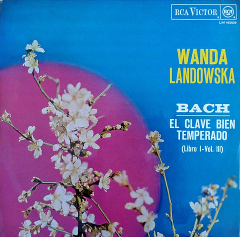 Landowska: Bach WTC Book I - RCA Spain LM-16304/5/9 (3 indiv. LPs)