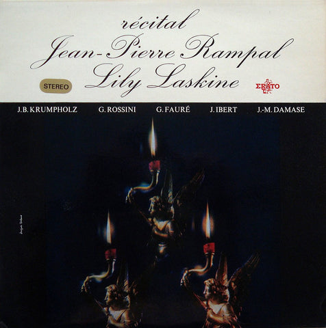 LP - Rampal/Laskine: Flute/Harp Recital (Rossini, Ibert, Et Al.) - Erato STE 50226