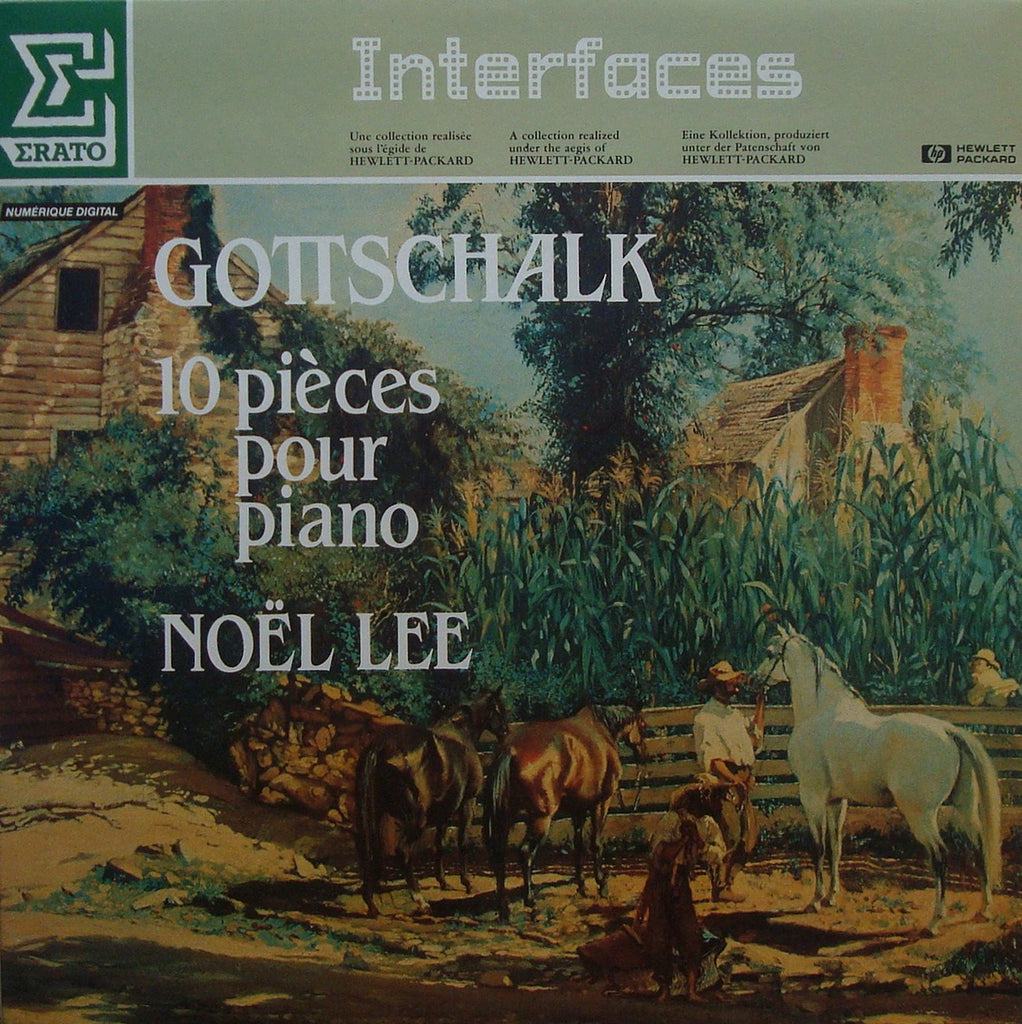 LP - Noël Lee: Gottschalk 10 Pieces For Piano - Erato NUM 75190 (DDD)