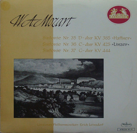 LP - Leinsdorf/RPO: Mozart Symphonies Nos. 35, 36 & 37 (rec. May 1955) - Heliodor 478 056