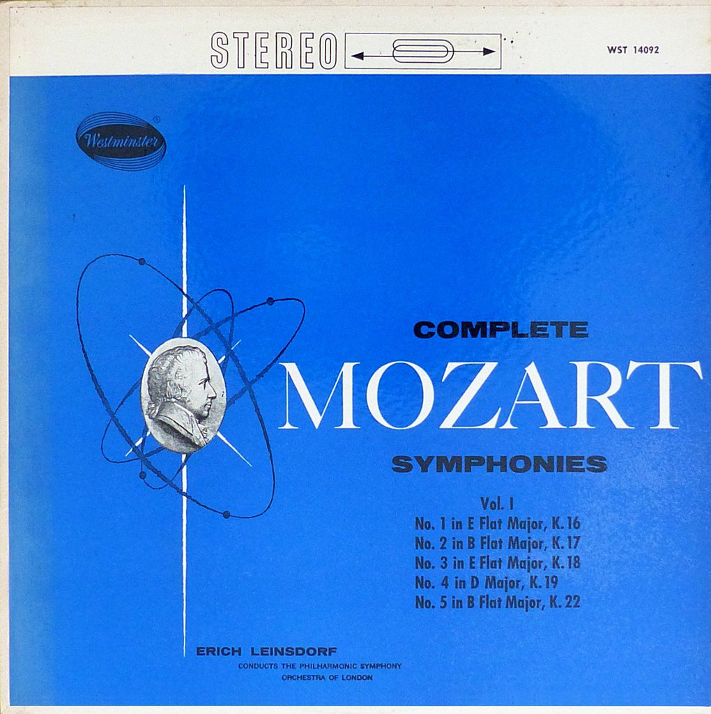 Leinsdorf: Mozart Symphonies Vol. I - Westminster WST 14092