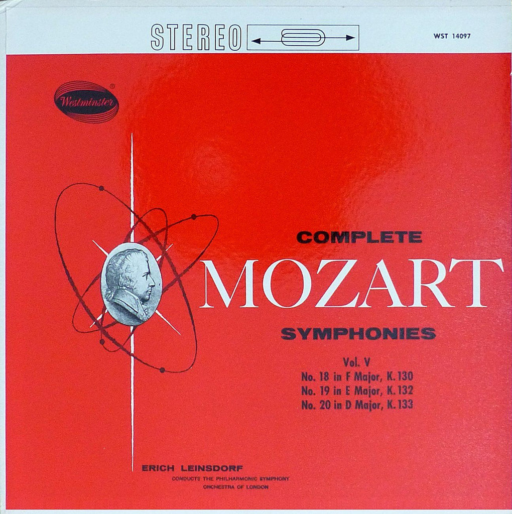 Leinsdorf: Mozart Symphonies Vol. V - Westminster WST 14097
