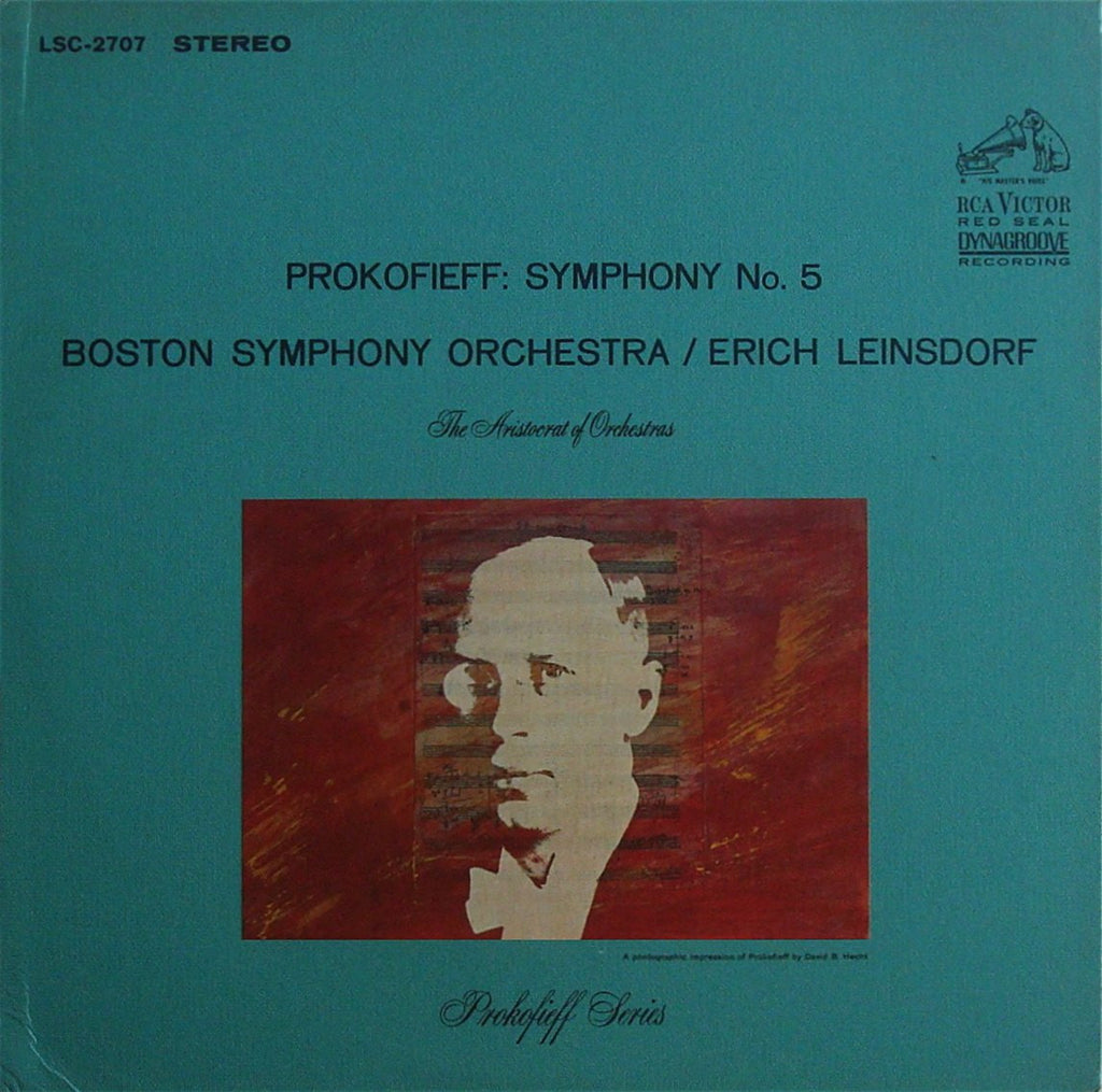 LP - Leinsdorf/BSO: Prokofiev Symphony No. 5 - RCA LSC-2707 (1S/1S)