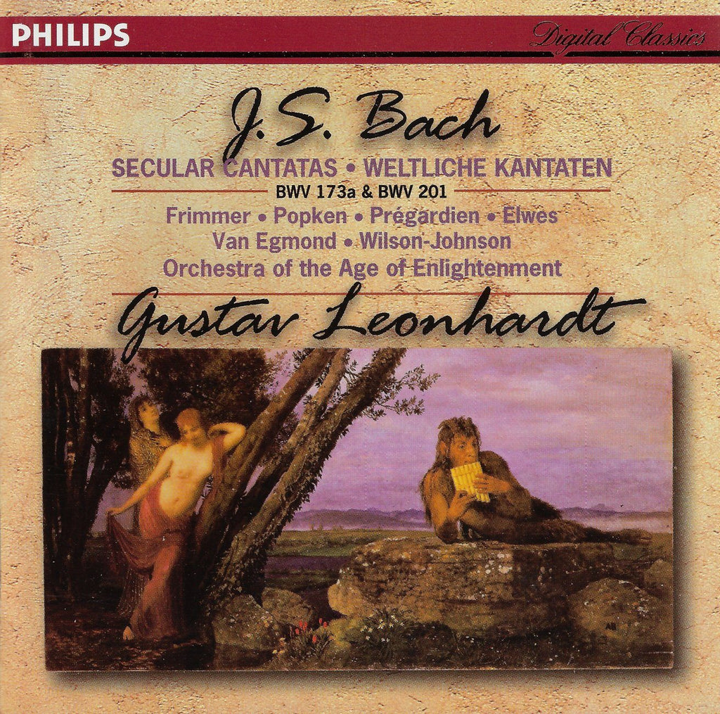 Leonhardt: Bach Cantatas BWV 173a & BWV 201 - Philips 446 716-2