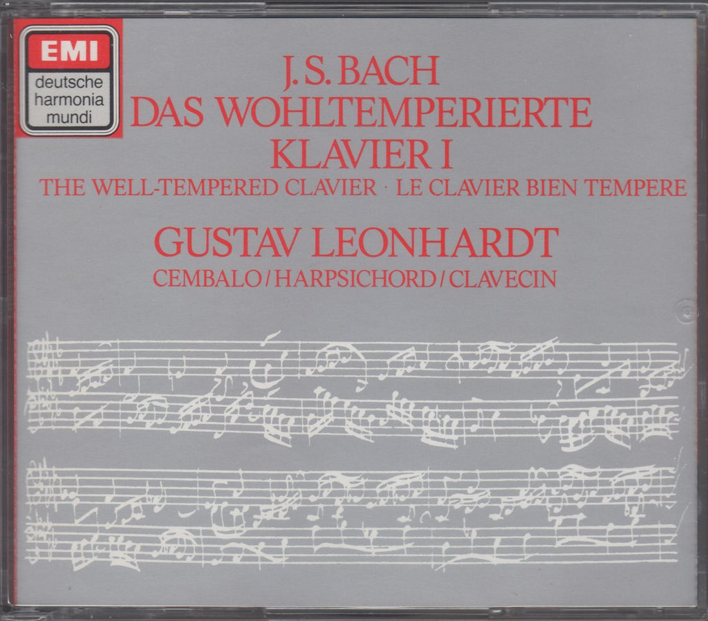 Leonhardt: Bach Well-Tempered Clavier Book I - EMI CDS 7 49126 8 (2CD set)