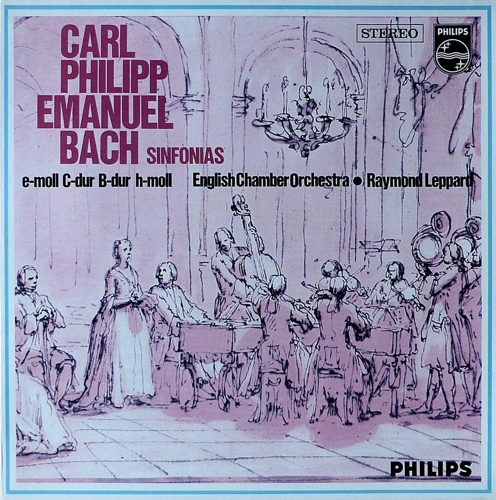 Leppard/ECO: CPE Bach 4 Sinfonias - Philips 839 741 LY