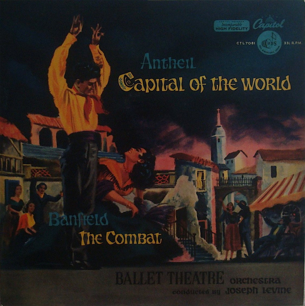 LP - Levine: Antheil Capitol Of The World + Banfield The Combat - Capitol CTL 7081